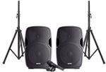 Gemini PA SYS15 Complete Dual Speaker PA Package Front View